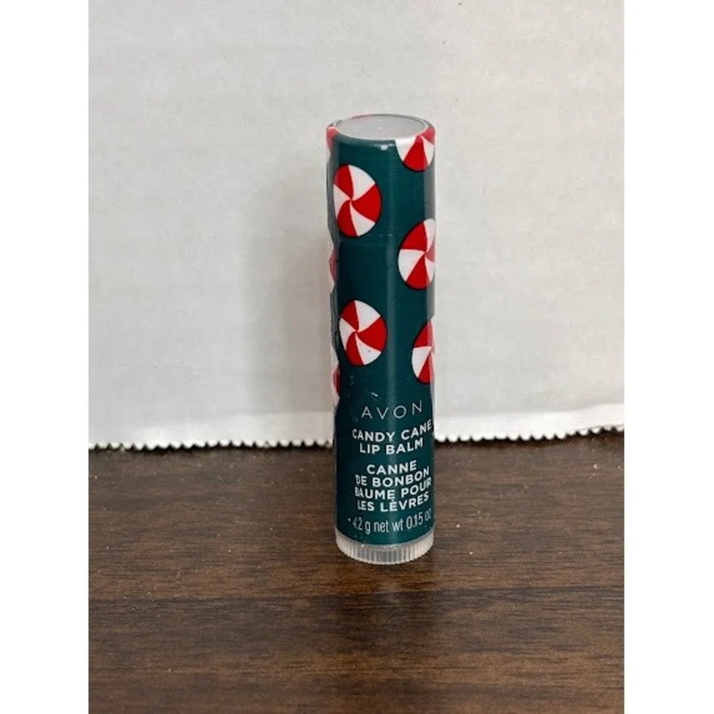 Avon Lip Balm Set Candy Cane and Marshmallow Frosting Holiday Flavors 0.15oz x2